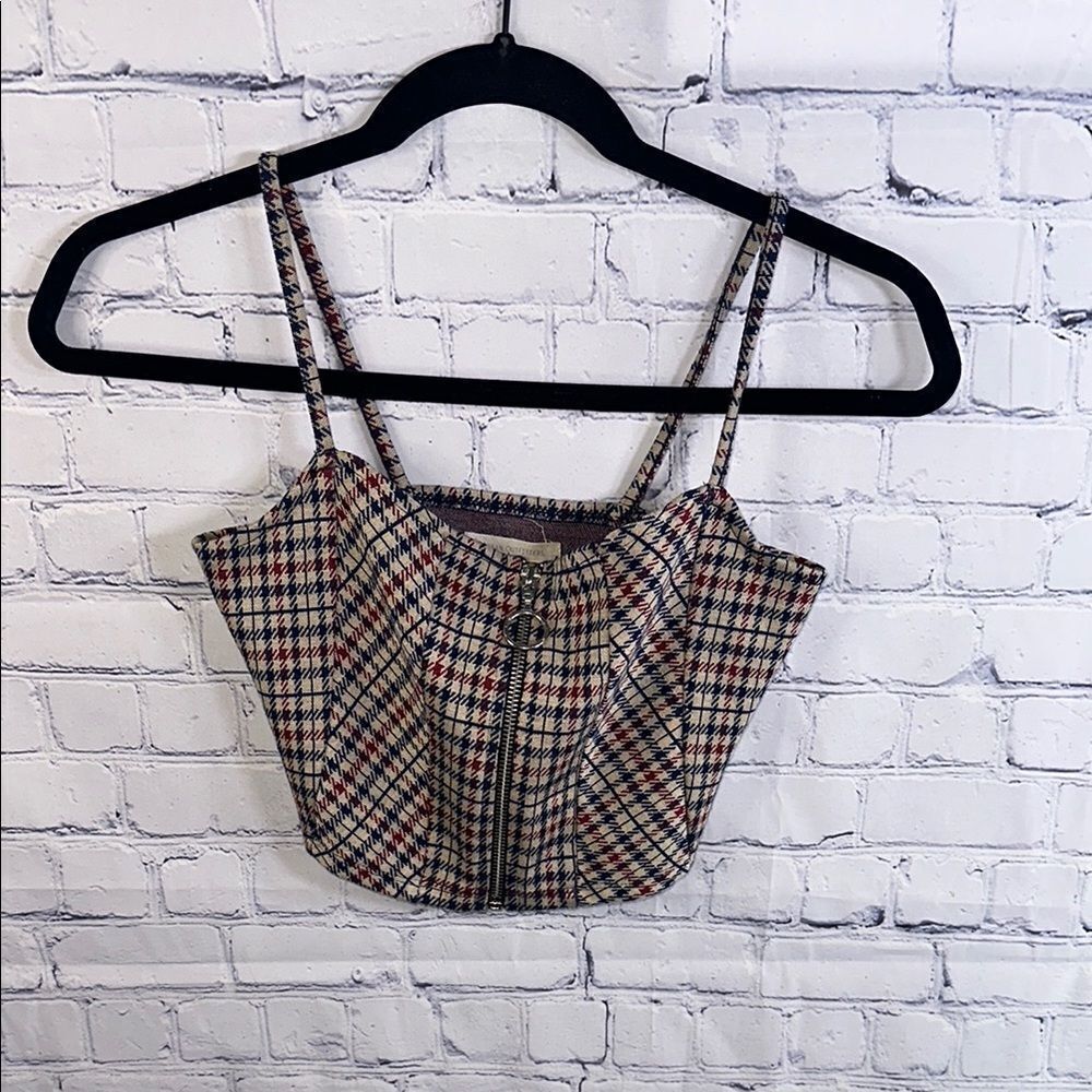 ✨ Urban Outfitters Crop Top - Zip-Up Front, Size Small